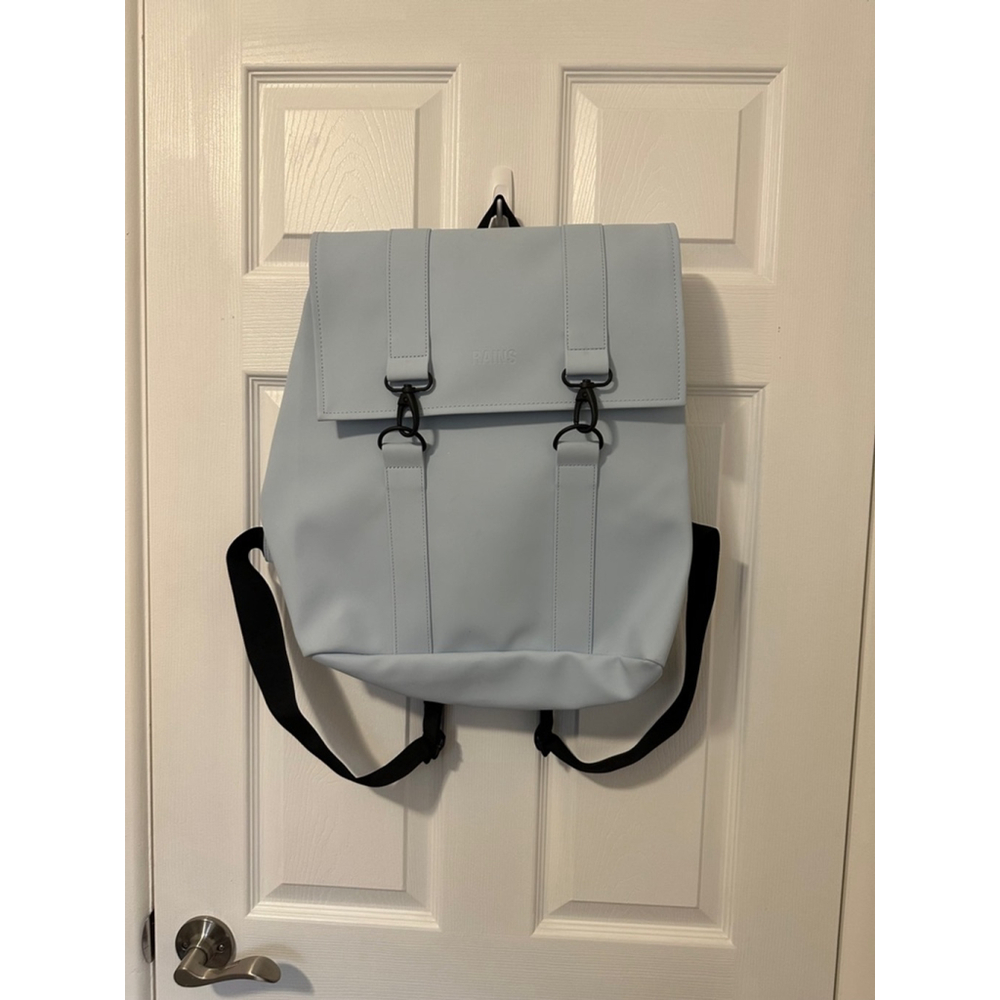 Rains Light Blue Backpack
